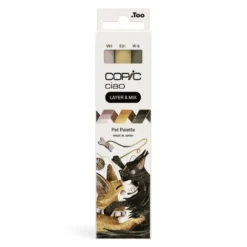 Zestaw markerów dwustronnych Copic Ciao - Pet 3 szt.