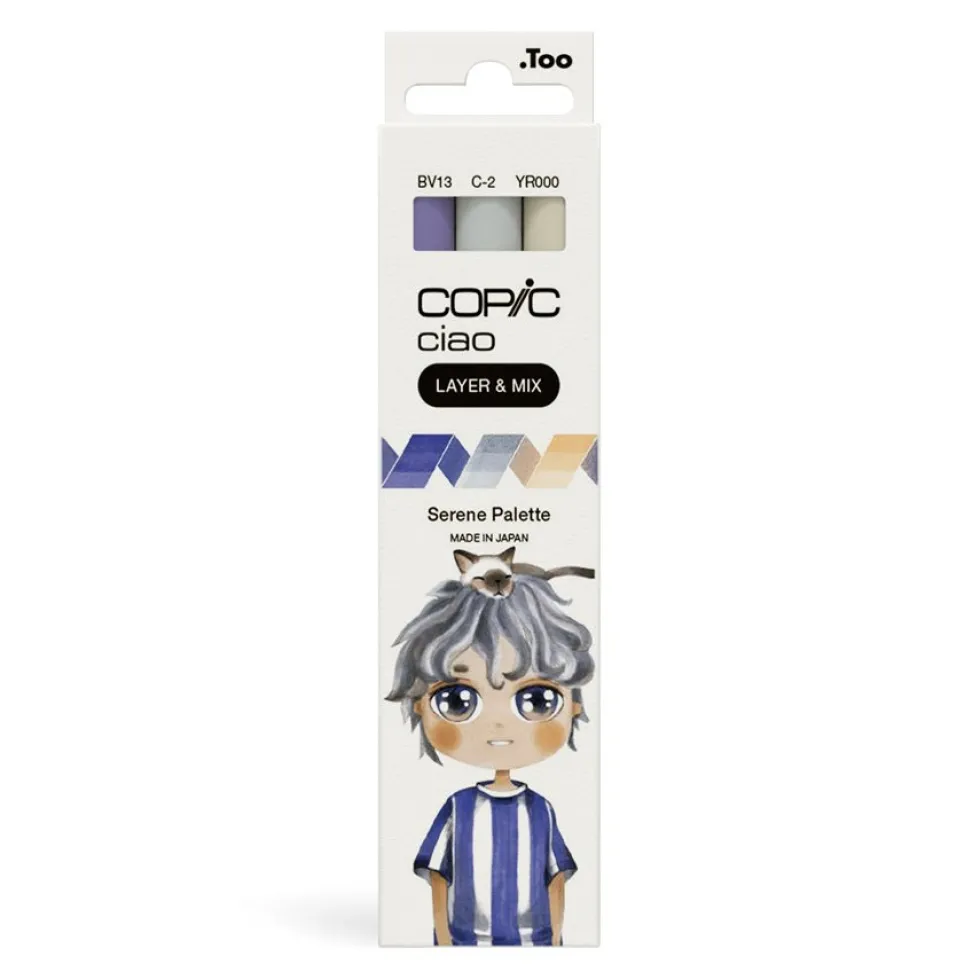 Zestaw markerów dwustronnych Copic Ciao - Serene 3 szt.