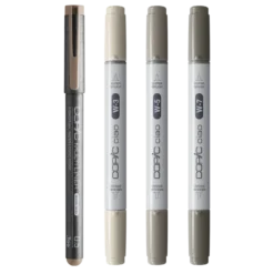 Zestaw markerów dwustronnych Copic Ciao Shade - Dark Warm Gray