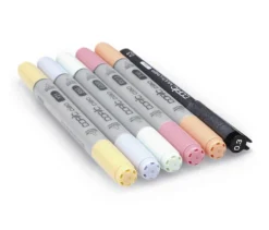 Zestaw markerów dwustronnych Copic Ciao z cienkopisem - Pastels 6 szt.