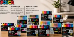 Zestaw markerów Posca PC-8K - Uni - 8 kolorów