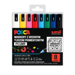 Zestaw markerów Posca PC-1MR - Uni - 8 kolorów