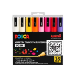 Zestaw markerów Posca PC-5M - Uni - 8 kolorów