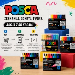Zestaw markerów Posca PC-1M - Uni - 8 kolorów