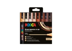 Zestaw markerów Posca Skin Colors PC-5M - Uni - 8 szt.