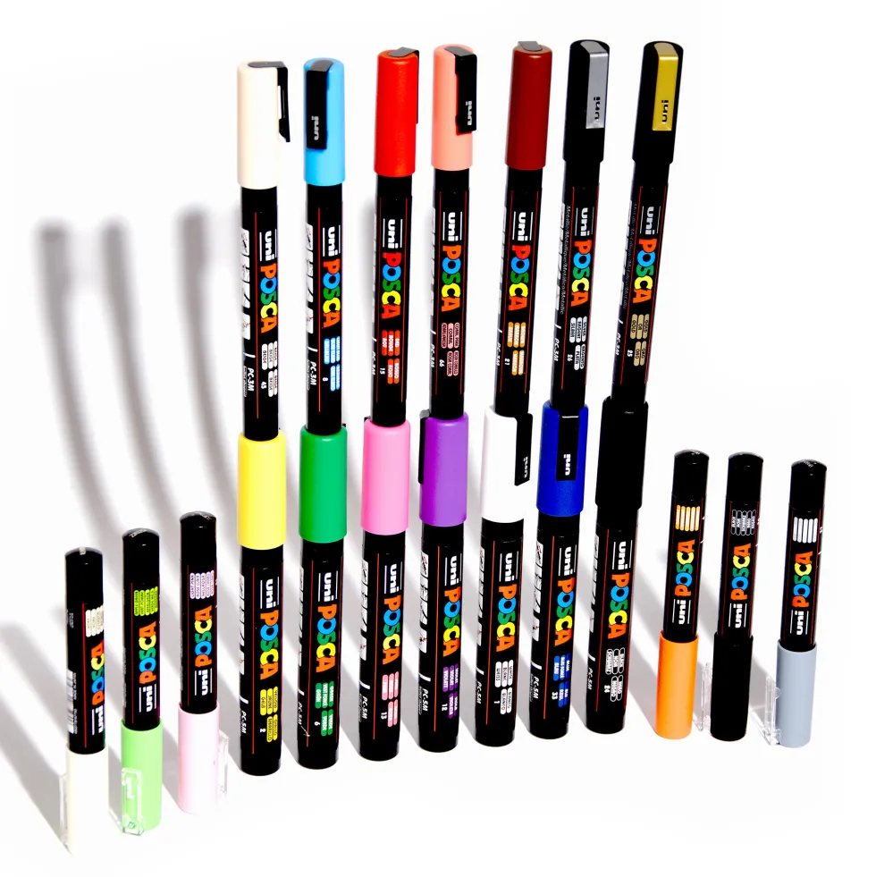Zestaw markerów Posca w plastikowej walizce - Uni - 20 szt.