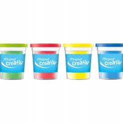 Zestaw masy plastycznej Creativ dla maluchów - Maped - 4 kolory x 120 g