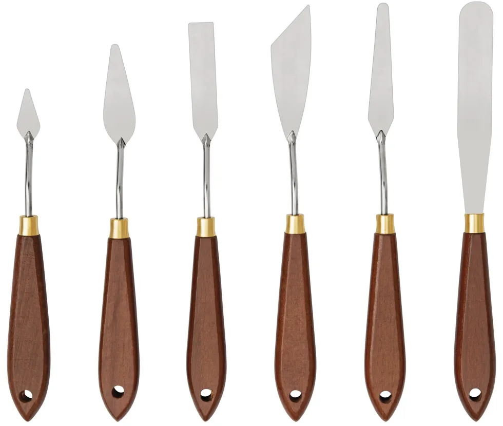 Zestaw metalowych szpachelek malarskich Basic - Liquitex - 6 szt.