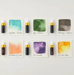 Zestaw mini atramentów Pastel - Tom's Studio - 6 x 5 ml