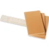 Zestaw notatników Cahier Journals - Moleskine - Sand gładkie miękka okładka L