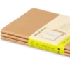 Zestaw notatników gładkich A6 - Moleskine - kraft 3 szt.