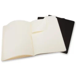 Zestaw notatników gładkich XL - Moleskine - czarne 3 szt.