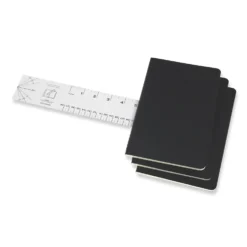 Zestaw notatników w kropki A6 - Moleskine - czarne 3 szt.