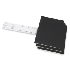 Zestaw notatników w kropki XL - Moleskine - czarne 3 szt.