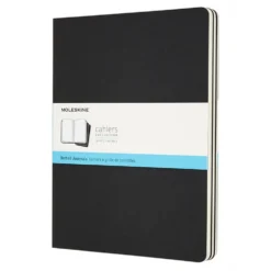 Zestaw notatników w kropki XL - Moleskine - czarne 3 szt.