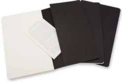 Zestaw notatników w linie A6 - Moleskine - czarne, 3 szt.