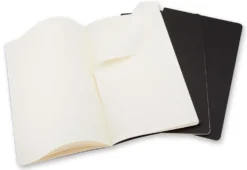 Zestaw notatników w linie A6 - Moleskine - czarne, 3 szt.