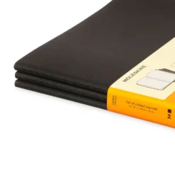 Zestaw notatników w linie XL - Moleskine - czarne 3 szt.