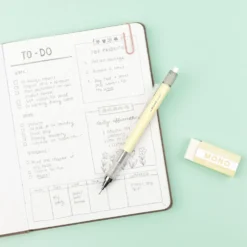 Zestaw ołówek MONO Graph + gumka - Tombow - Cream Yellow