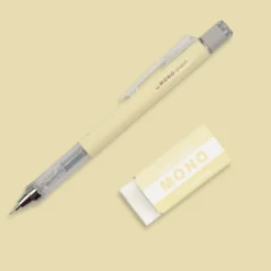 Zestaw ołówek MONO Graph + gumka - Tombow - Cream Yellow