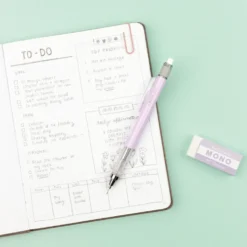 Zestaw ołówek MONO Graph + gumka - Tombow - Lavender
