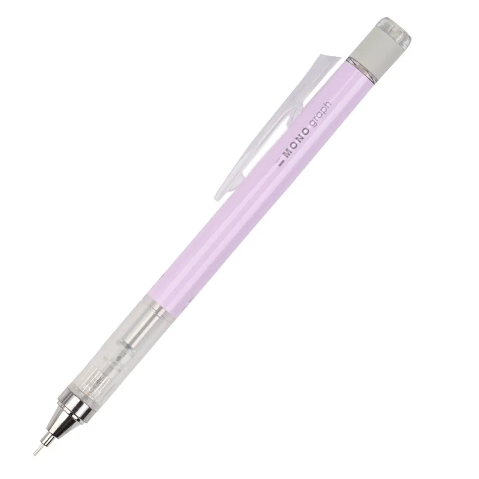 Zestaw ołówek MONO Graph + gumka - Tombow - Lavender