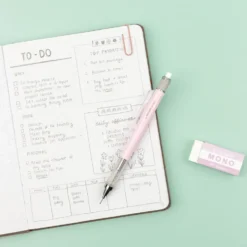Zestaw ołówek MONO Graph + gumka - Tombow - Pink