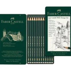 Zestaw ołówków Castell 9000 - Faber-Castell - 12 szt.