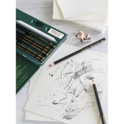 Zestaw ołówków grafitowych Pitt Graphite Matt - Faber-Castell - 8 szt.