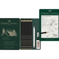 Zestaw ołówków grafitowych Pitt Graphite Matt - Faber-Castell - 8 szt.