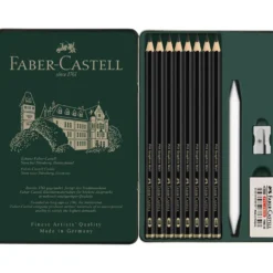 Zestaw ołówków grafitowych Pitt Graphite Matt - Faber-Castell - 8 szt.