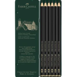 Zestaw ołówków grafitowych Pitt Graphite Matt - Faber-Castell - 6 szt.