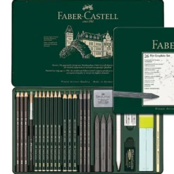 Zestaw ołówków i grafitów - Faber-Castell - 26 szt.