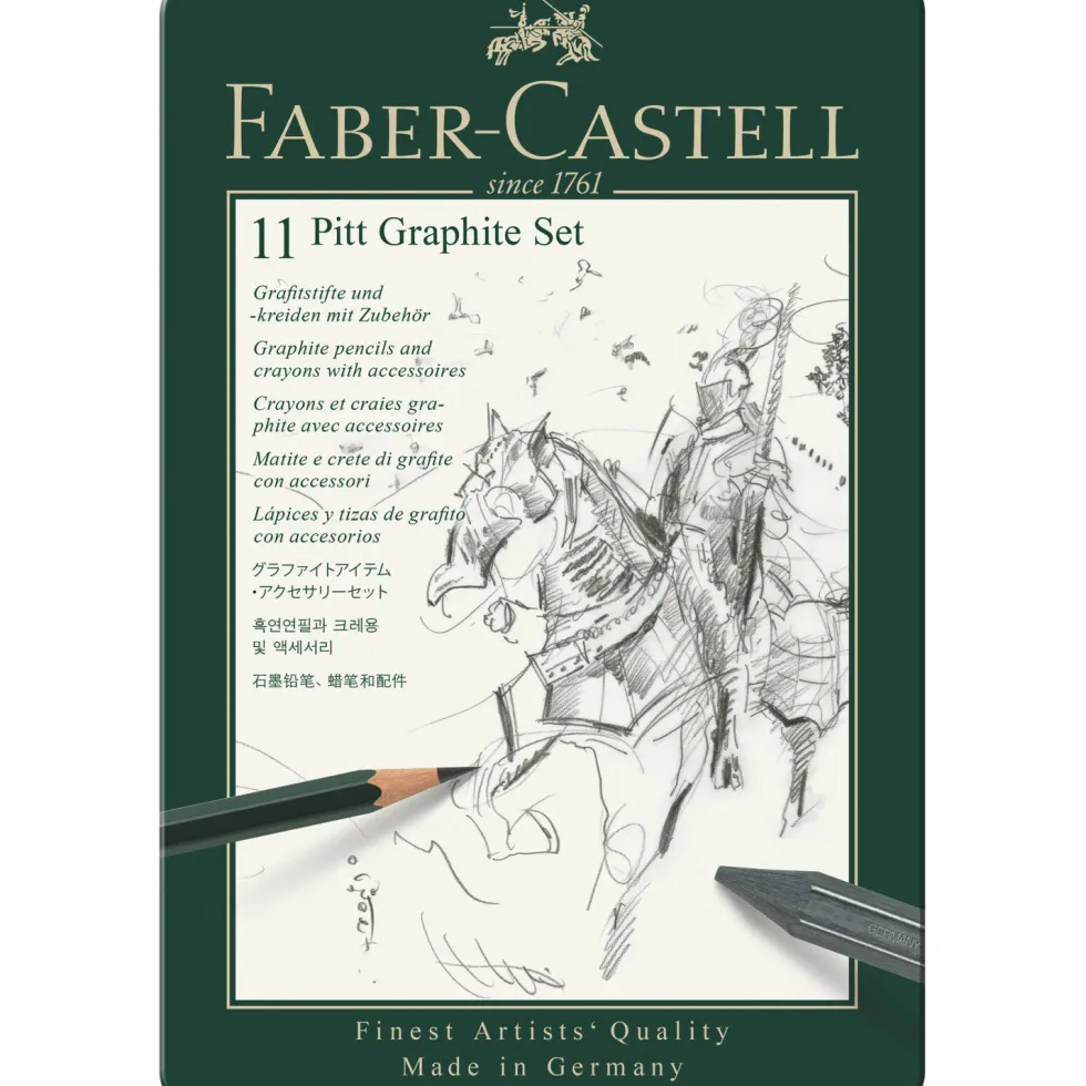 Zestaw ołówków i grafitów - Faber-Castell - 11 szt.