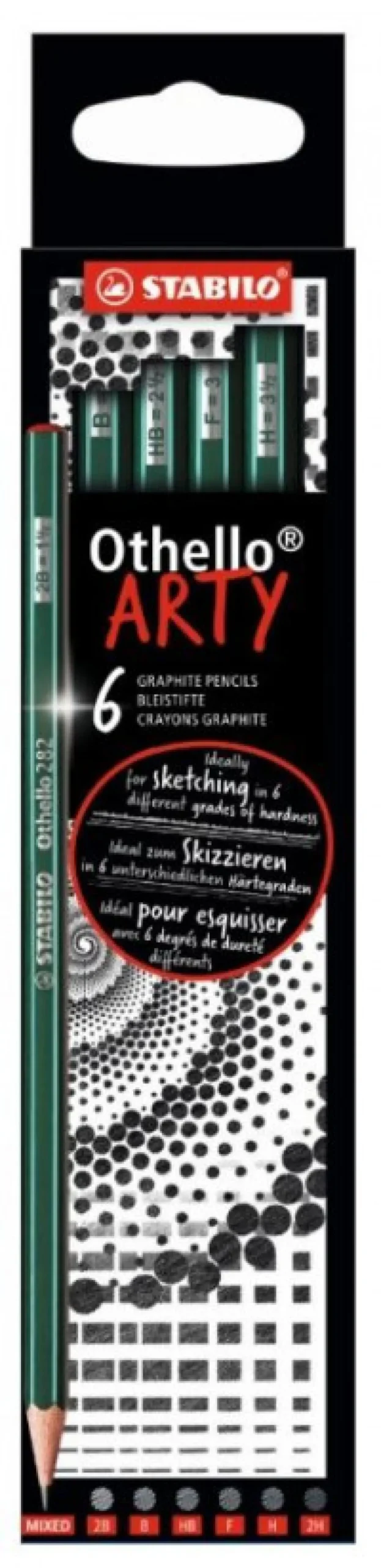 Zestaw ołówków Othello Arty - Stabilo - mix, 6 szt.