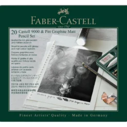 Zestaw ołówków Pitt Graphite Matt & Castell 9000 - Faber-Castell - 20 szt.