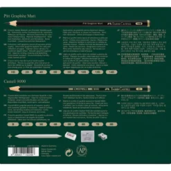Zestaw ołówków Pitt Graphite Matt & Castell 9000 - Faber-Castell - 20 szt.
