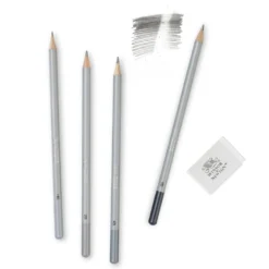 Zestaw ołówków Studio Collection z gumką - Winsor & Newton - miękkie, 5 szt.