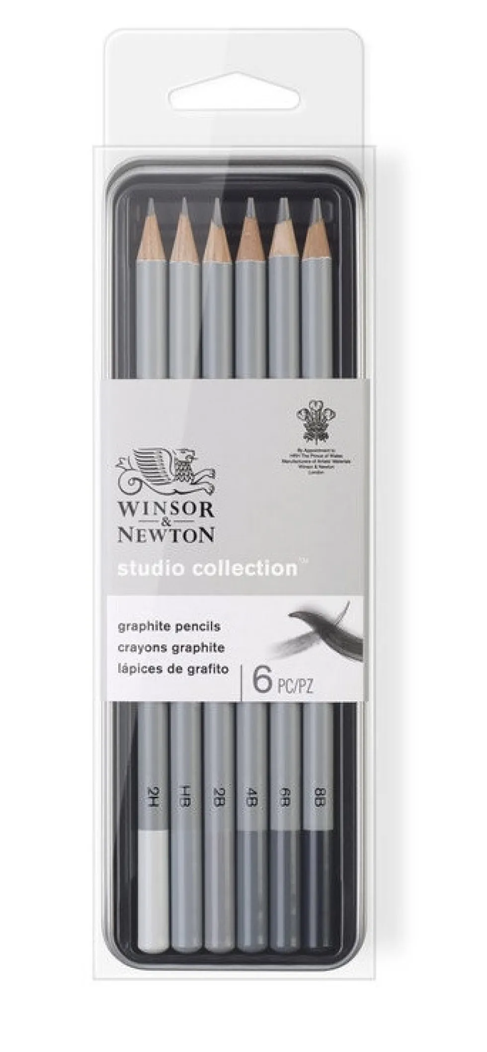 Zestaw ołówków - Winsor & Newton - 6 szt.