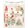 Zestaw papierowych tagów i kopert - Mintay - Merry & Joy, 27 szt.