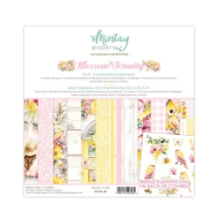 Zestaw papierów do scrapbookingu 15,2 x 15,2 cm - Mintay - Blossom Serenity
