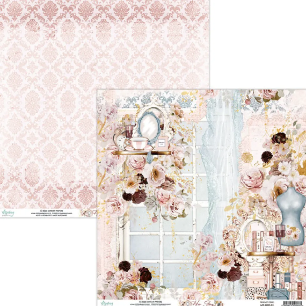 Zestaw papierów do scrapbookingu 30,5 x 30,5 cm - Mintay - Her Story