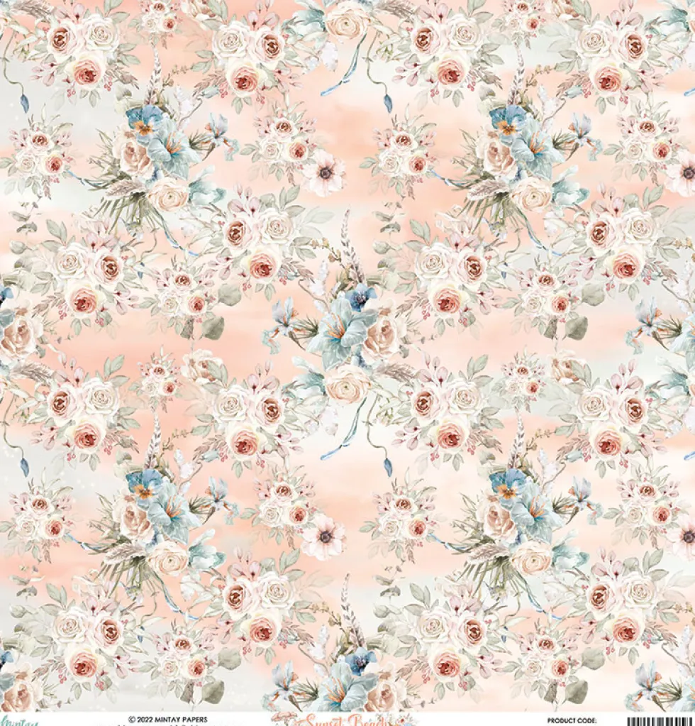 Zestaw papierów do scrapbookingu 30,5 x 30,5 cm - Mintay - Sunset Beach