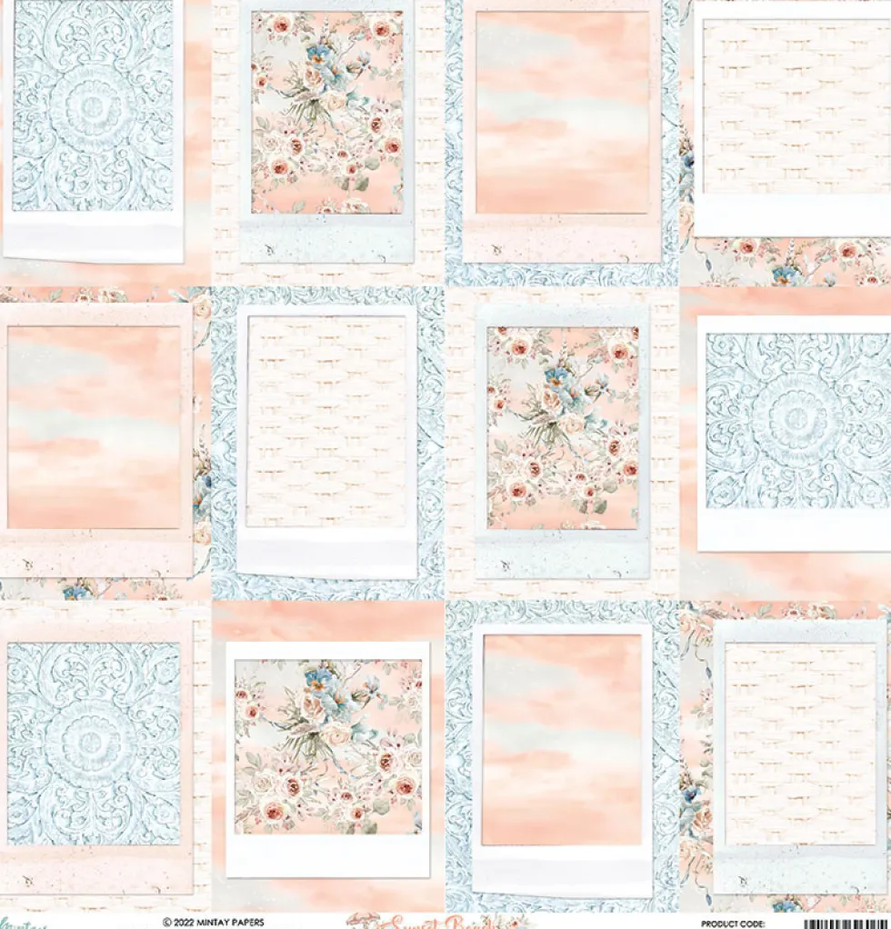 Zestaw papierów do scrapbookingu 30,5 x 30,5 cm - Mintay - Sunset Beach