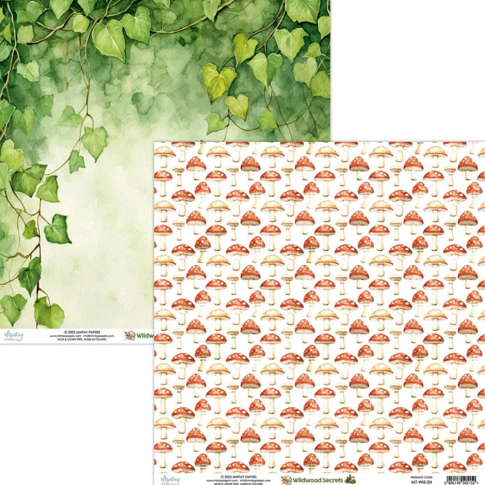 Zestaw papierów do scrapbookingu 30,5 x 30,5 cm - Mintay - Wildwood Secrets