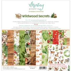 Zestaw papierów do scrapbookingu 30,5 x 30,5 cm - Mintay - Wildwood Secrets