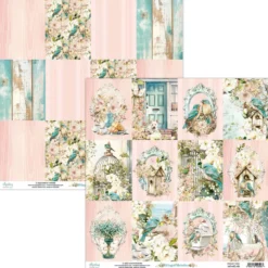 Zestaw papierów do scrapbookingu 15,2 x 15,2 cm - Mintay - Winged Melodies