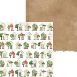 Zestaw papierów do scrapbookingu 15,3 x 15,3 cm - Piątek Trzynastego - Farm Sweet Farm