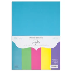 Zestaw papierów - DpCraft - Brights, A4, 220 g, 20 ark.