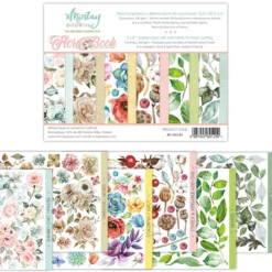 Zestaw papierów 15 x 20 cm - Mintay - Flora Book